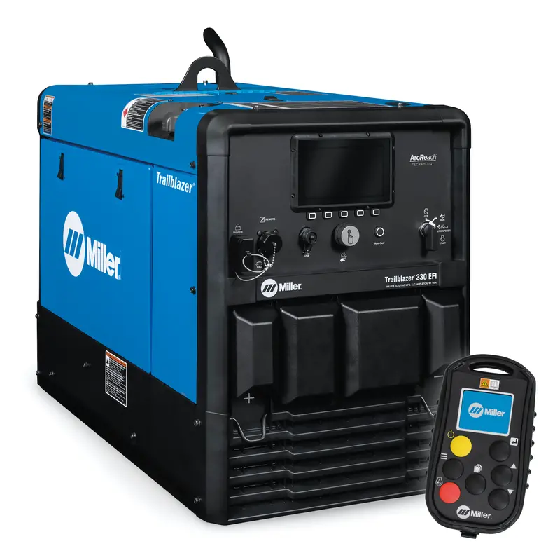 Miller Trailblazer 330 EFI Welder with Excel Power, Polarity Reverse, and WIC