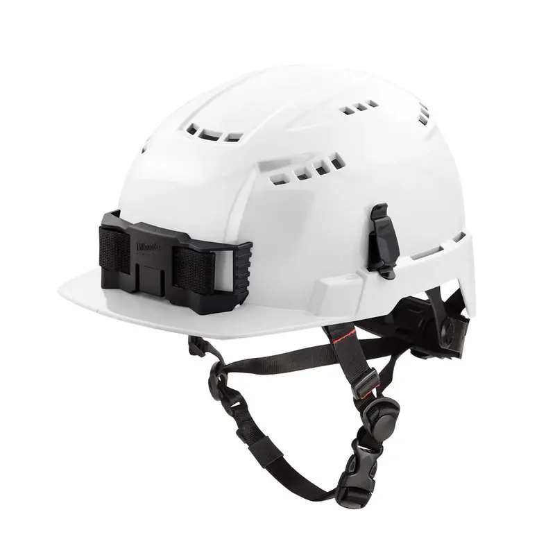 Milwaukee Front-Vent Safety Helmet with Brim for Enhanced Protection