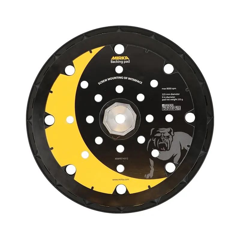 Mirka 225mm Backing Pad for Orbital Sanders