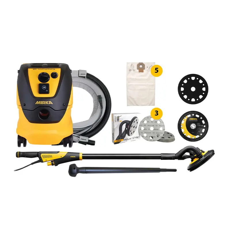 Mirka Premium Leros Styro Sanding System Kit
