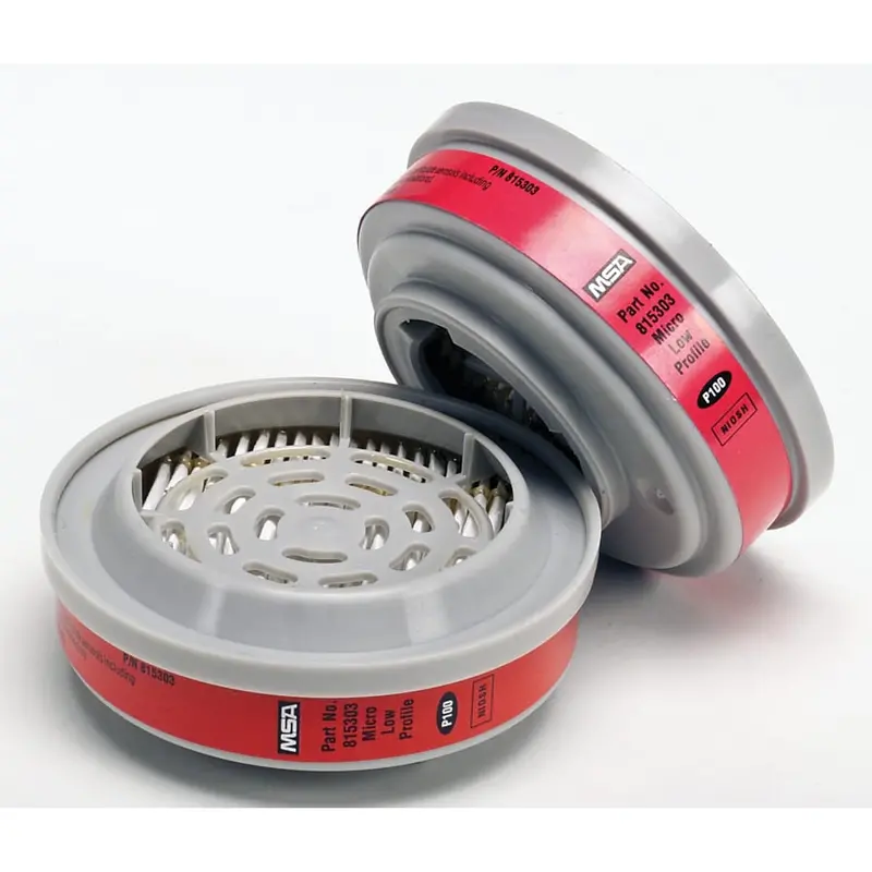 MSA Advantage P100 Low-Profile Particulate Cartridges, 2-Pack – Model 815369