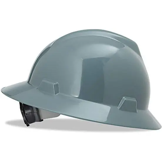 MSA V-Gard Brimmed Hard Hat with Fas-Trac III Suspension (Non-Slotted) – Model 475367