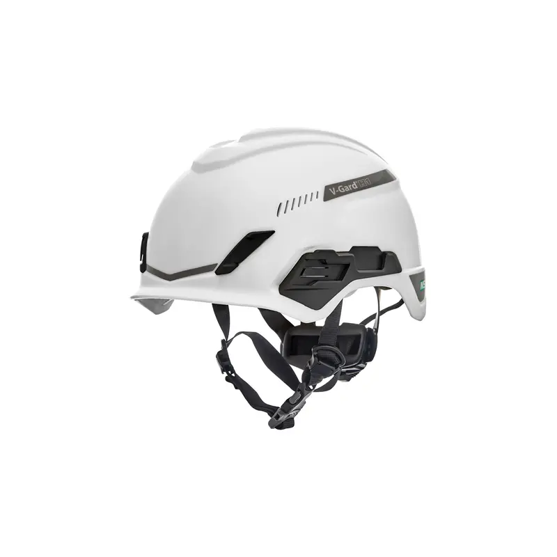 MSA V-Gard H1 Ventilated Safety Helmet with Trivent Design and Fas-Trac III Adjustable Headgear – Model 10194783