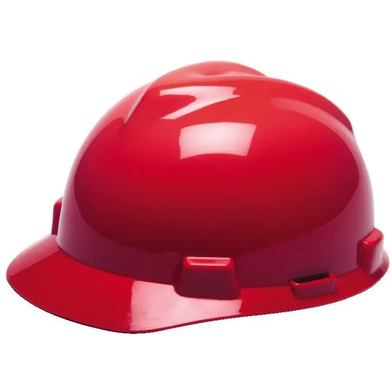 MSA V-Gard Hard Hat with Fas-Trac Suspension (Slotted) – Model 475363