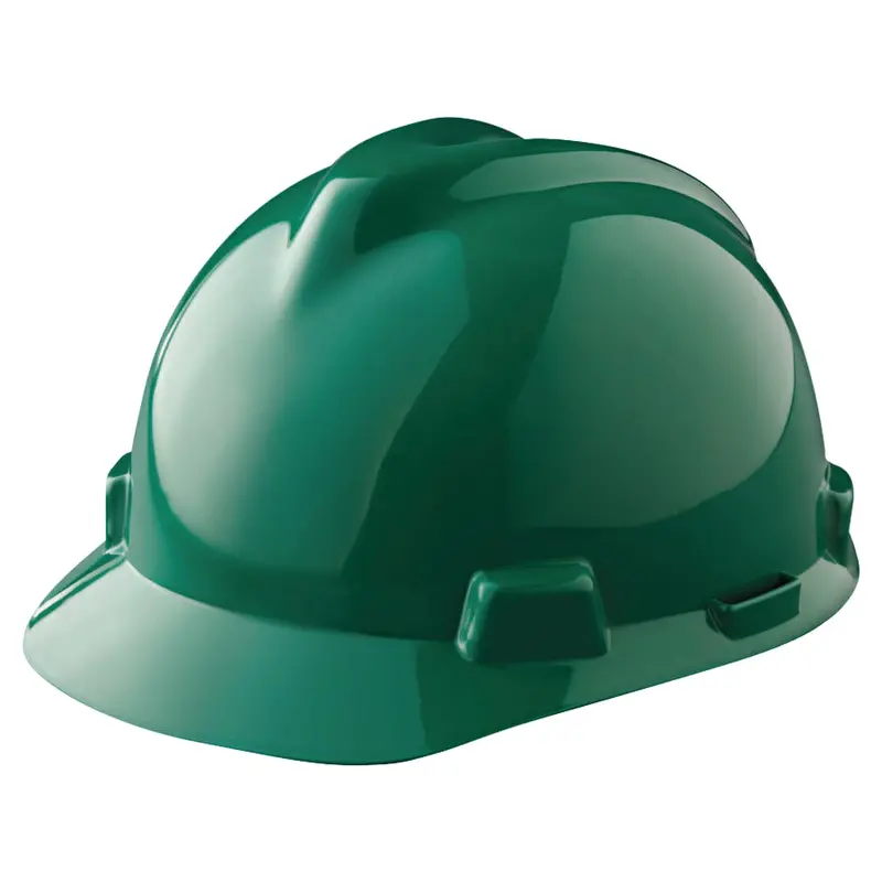 MSA V-Gard Slotted Hard Hat with Fas-Trac Suspension – Model 475362