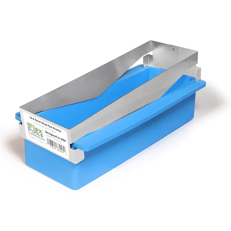 MudFlexTools EZ-Clean Flexible Drywall Mud Pan