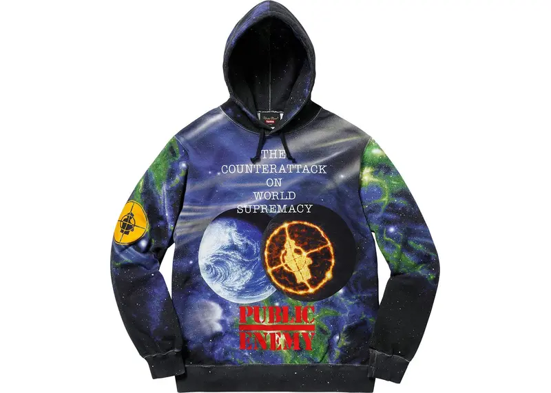 Multi-Color Supreme x UNDERCOVER x Public Enemy Hooded Sweatshirt