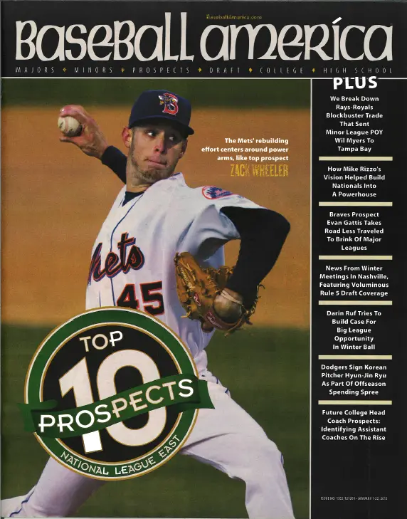 NL East Top 10 Prospects – December 2012