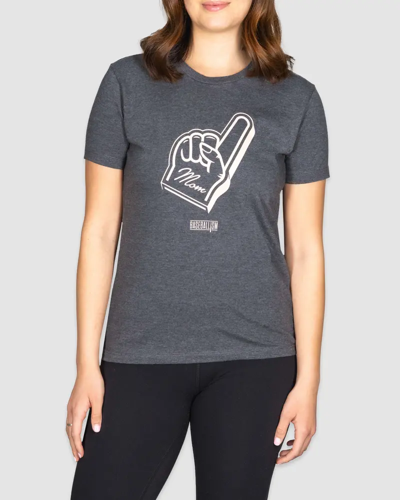 Number One Mom Women’s Warm-Up Tee – Soft Cotton Blend