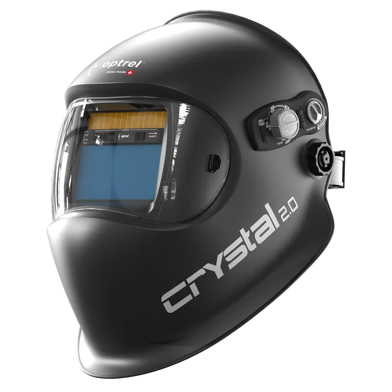 Optrel Crystal 2.0 Auto-Darkening Welding Helmet – Black (Model 1006.901)