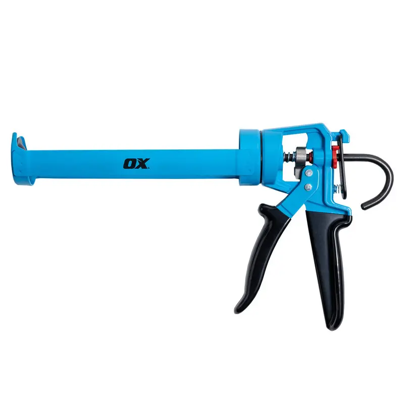 OX Pro 10-Ounce Drip-Free Caulk Gun – 12:1 Thrust Ratio