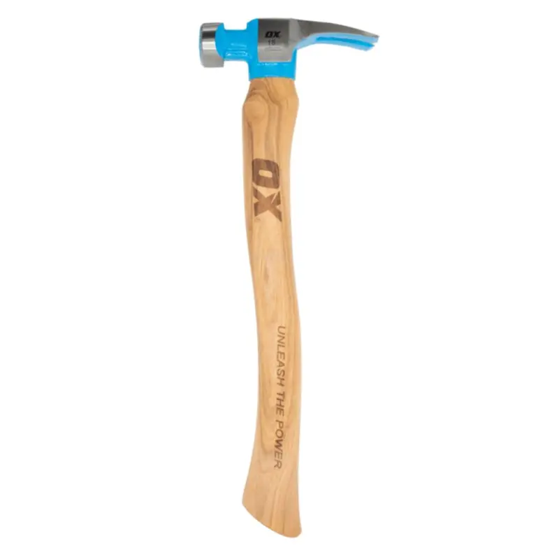 OX Pro 18 oz Milled-Face Framing Hammer – Professional Grade