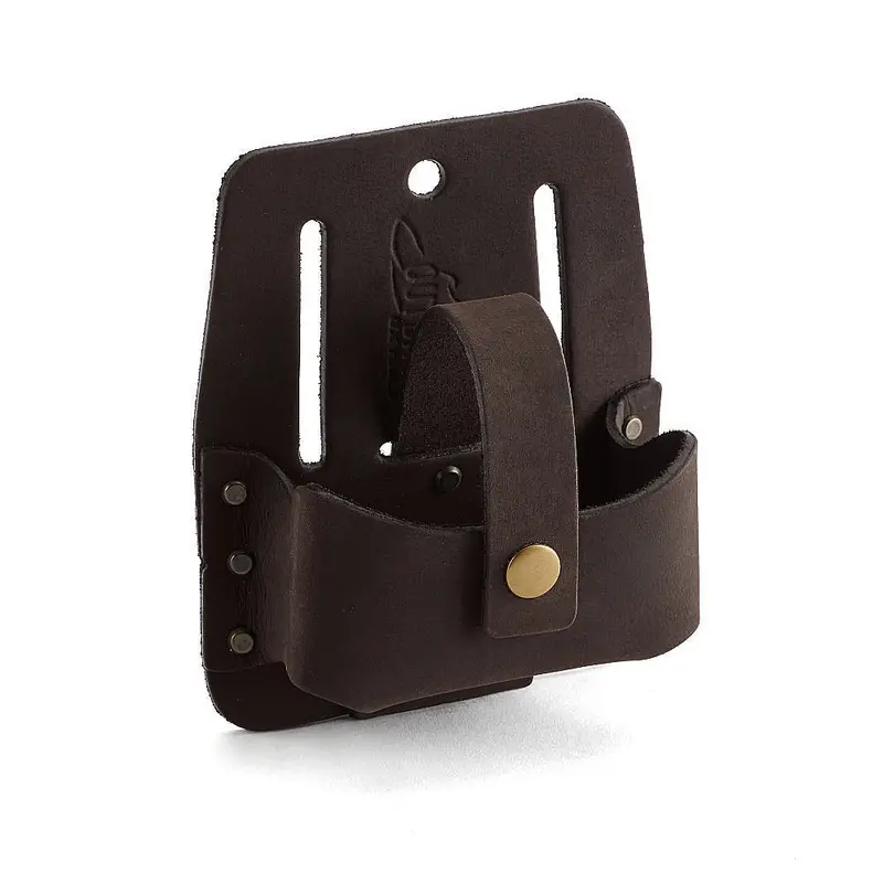 OX Pro Leather Tape Measure Holster – Secure Snap Closure