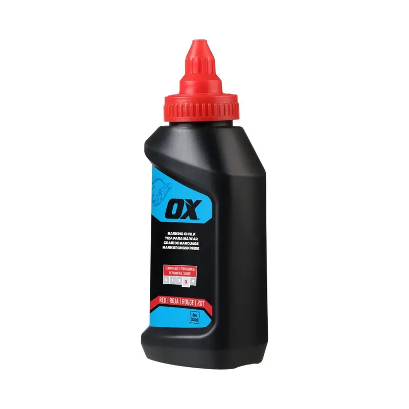 Ox Pro Permanent Marking Chalk – 8oz Refillable Bottle