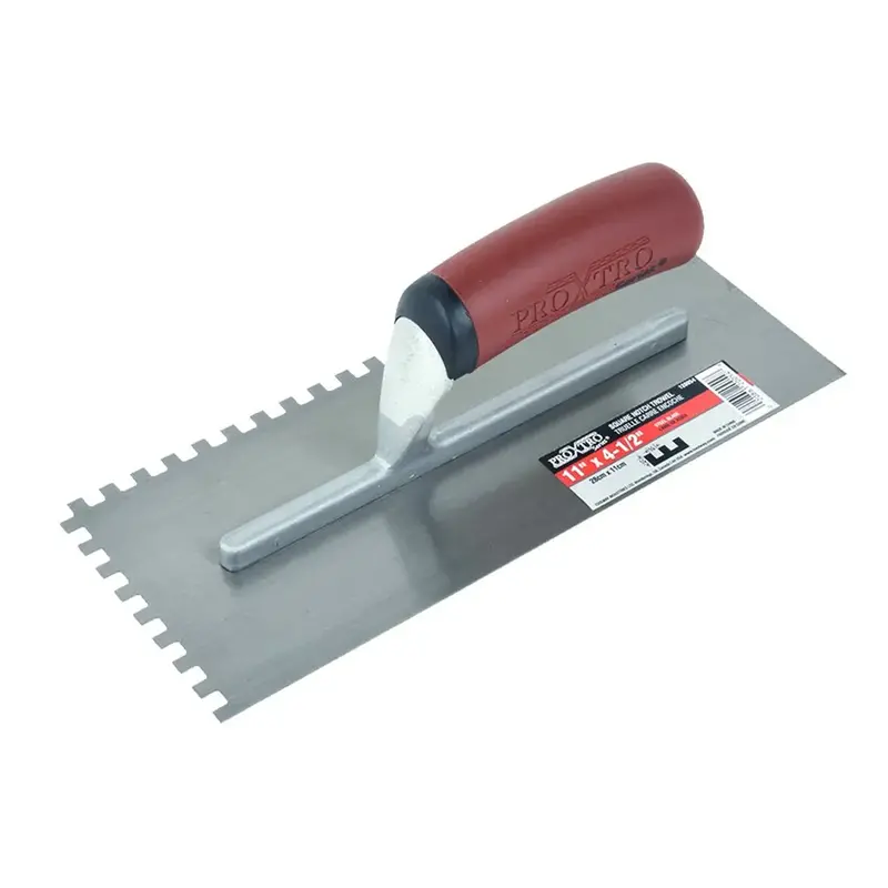 Pro X Tro 11″ x 4.5″ Notched Trowel with 1/4″ Notch Depth