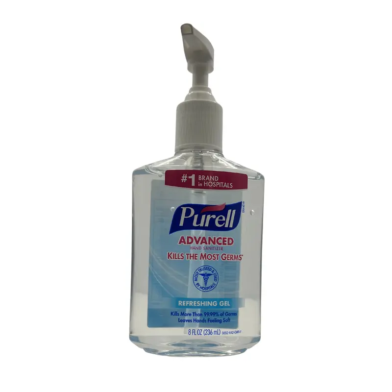 Purell Citrus-Scented Instant Hand Sanitizer – 8 oz Pump Bottle, Case of 12 (315-9652-12)