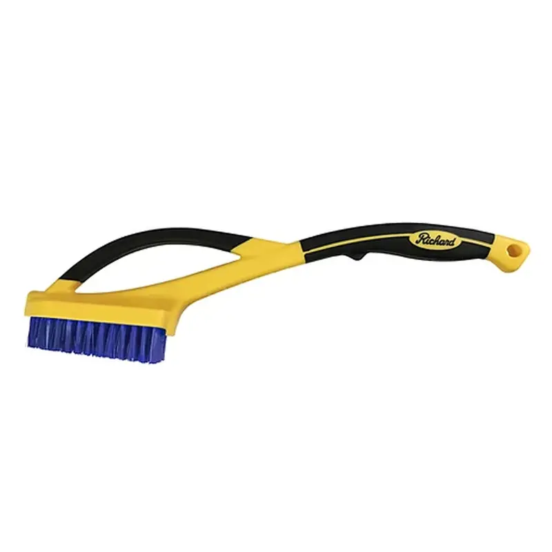 Richard 18-Inch Long-Handle Wire Brush with Ergonomic Soft-Grip Handle