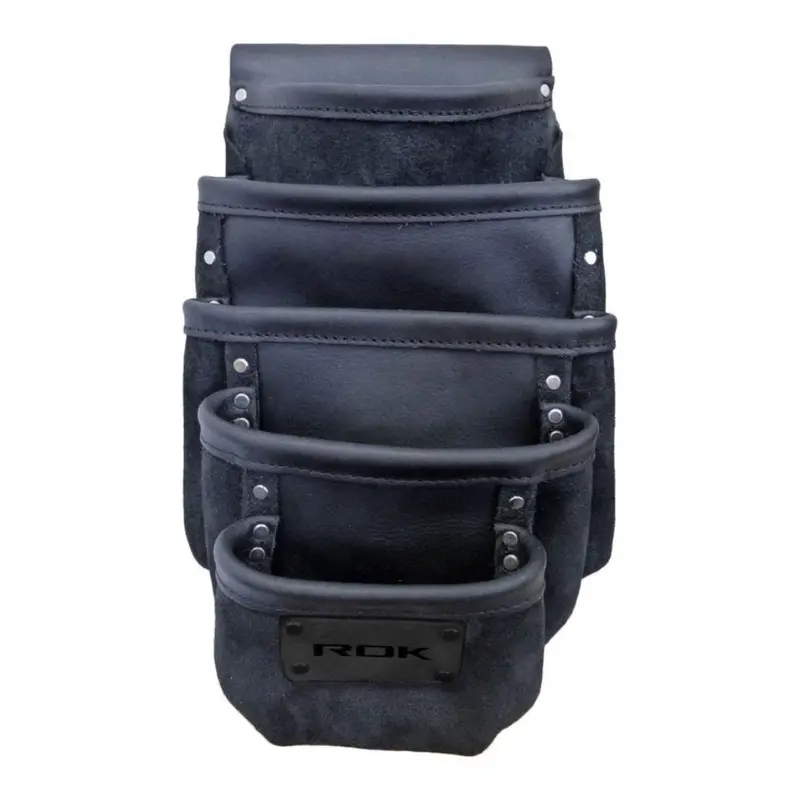 ROK 5-Pocket Leather Tool Carrier