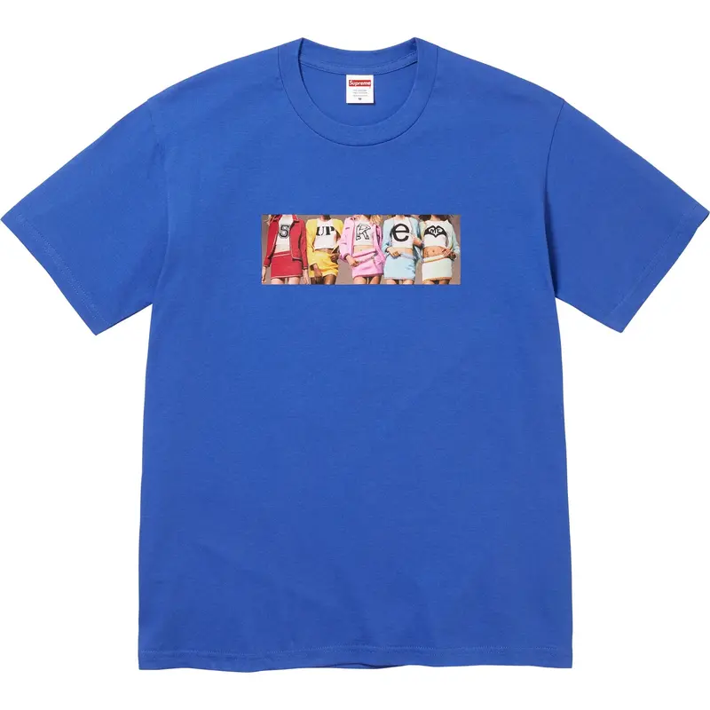 Royal Blue Supreme Girls Graphic T-Shirt