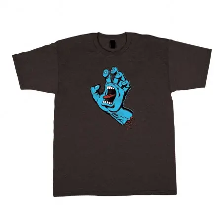 Santa Cruz Screaming Hand Regular-Fit Tee – Black