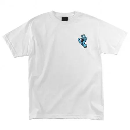 Santa Cruz Screaming Hand Short-Sleeve Tee – White