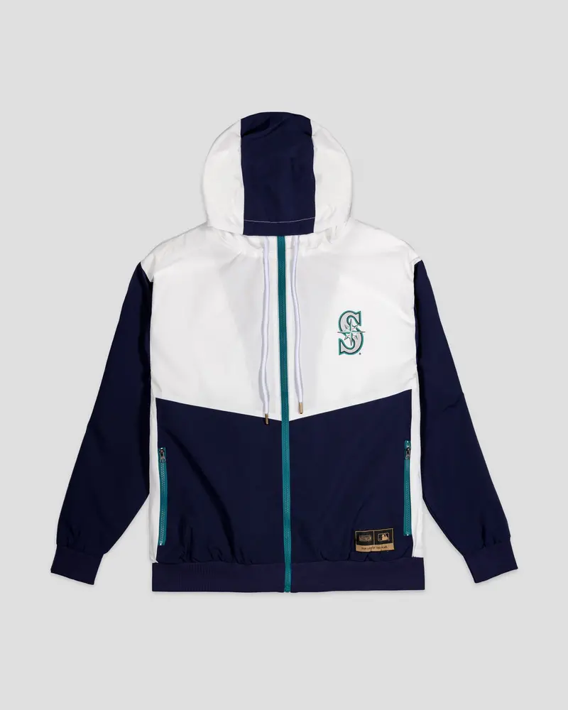 Seattle Mariners Shutout Retro Adult Windbreaker