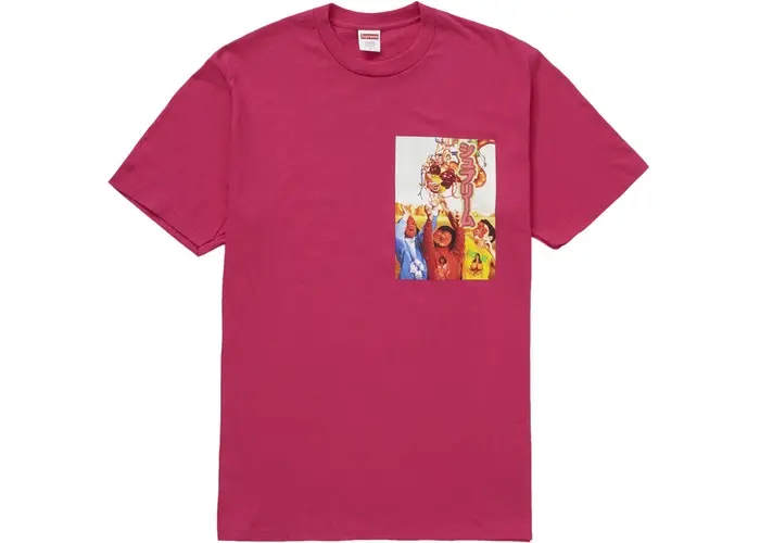 Sekintani La Norihiro Short-Sleeve Graphic Tee – Hot Pink