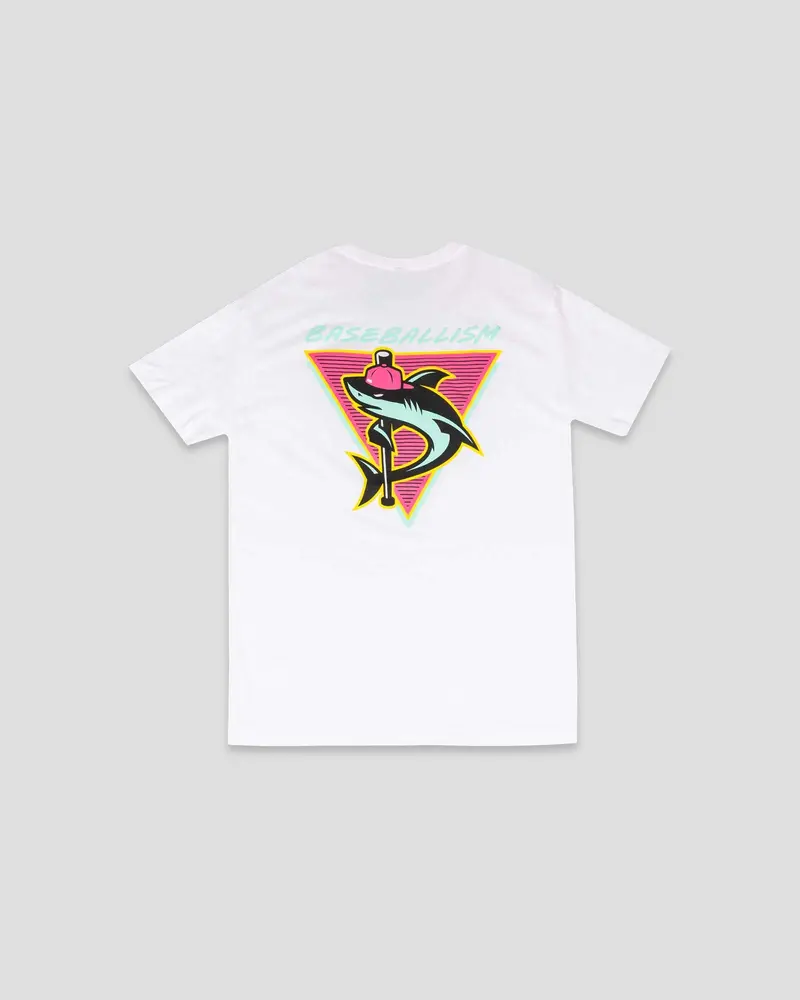 Shark Attack Youth T-Shirt – Crisp White