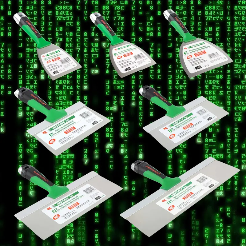 Sheetrock Matrix Premium Knife Set for Professional Drywall Finishing