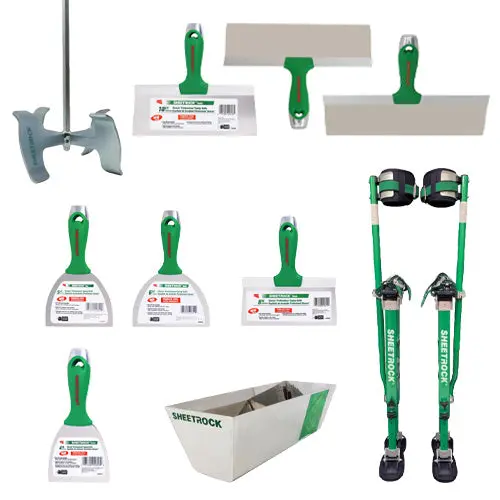 Sheetrock Taper Tools Bundle for Drywall Finishing
