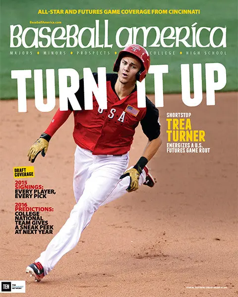 Shortstop Trea Turner Ignites US Futures Game Victory (July 2015)