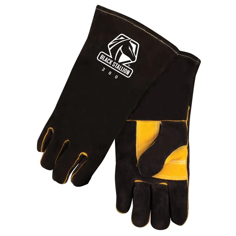 Side-Split Cowhide Stick Glove with CushionCore™ Liner – 200