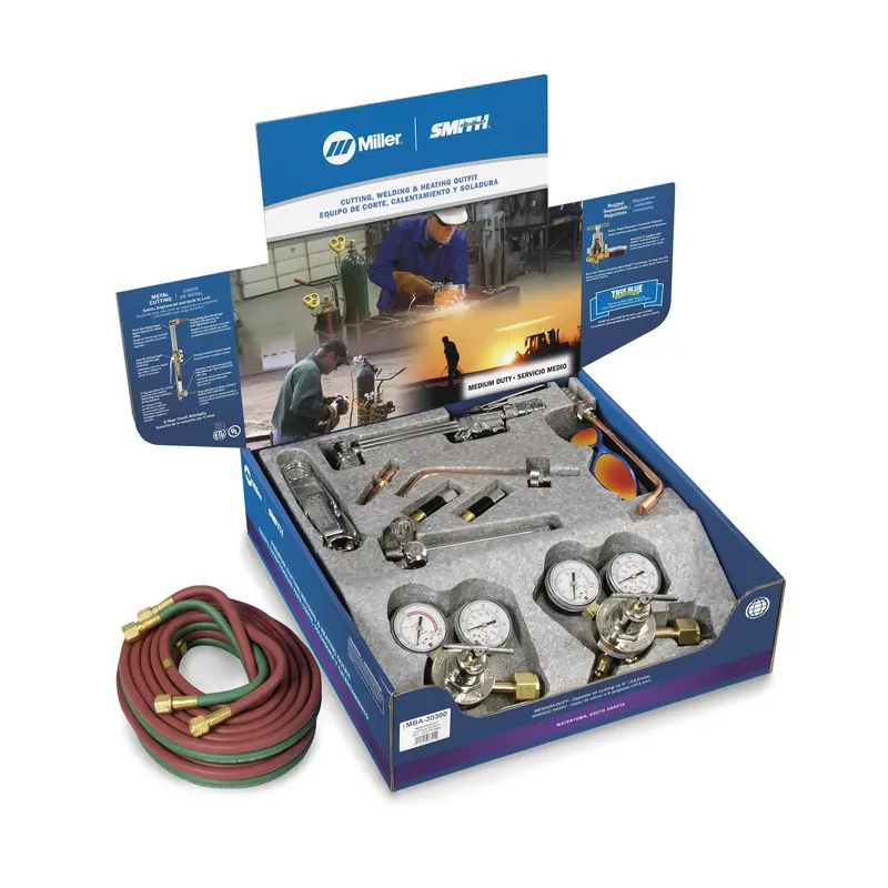 Smith Heavy-Duty CGA-300 Cutting Torch Outfit with Combination Torch (Model HBA-30300)