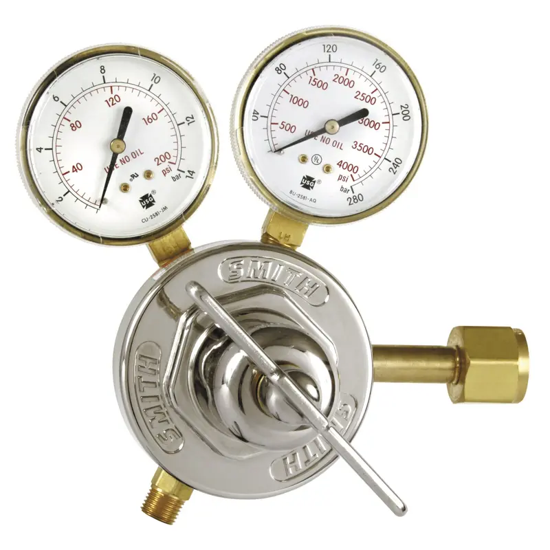 Smith Heavy-Duty Oxygen Regulator, 0–175 PSIG Range – Model 40-175-540