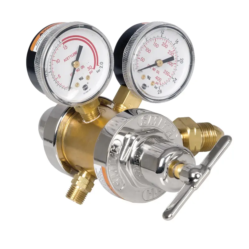 Smith Series 30 Two-Stage Acetylene Regulator for Stable High-Flow Control