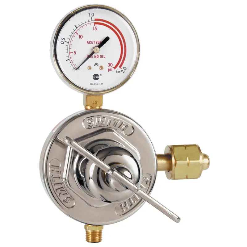 Smith Series 46 Single-Stage Heavy-Duty Acetylene Regulator