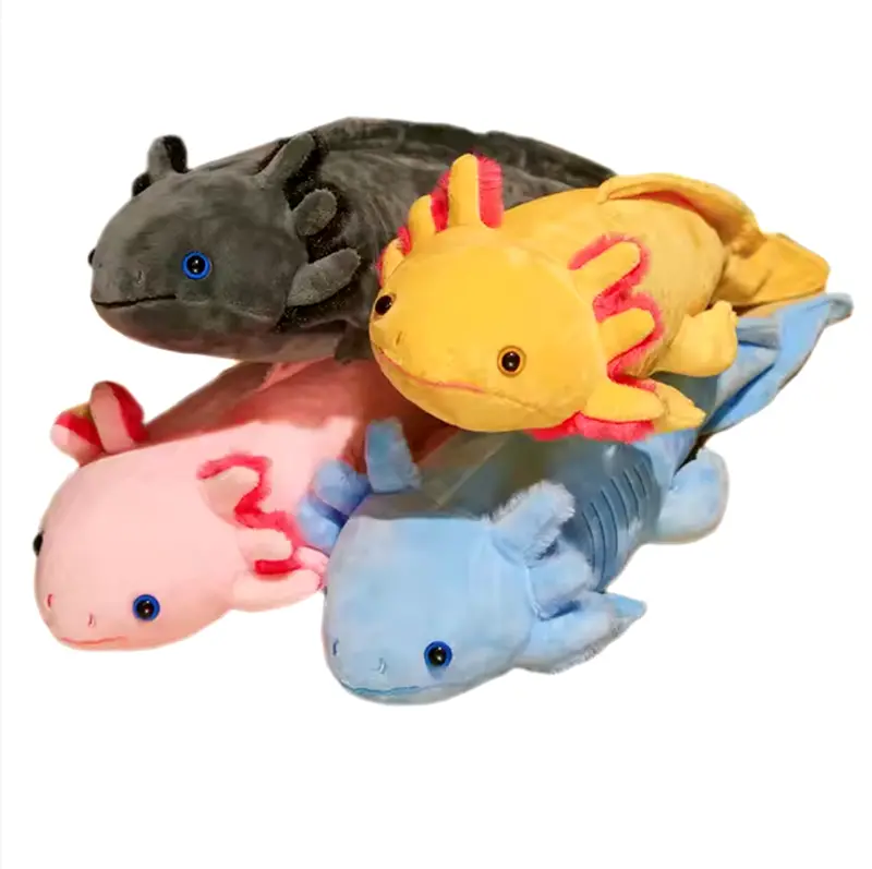 Soft Axolotl Critter Plush Toy – Handheld Cuddly Companion