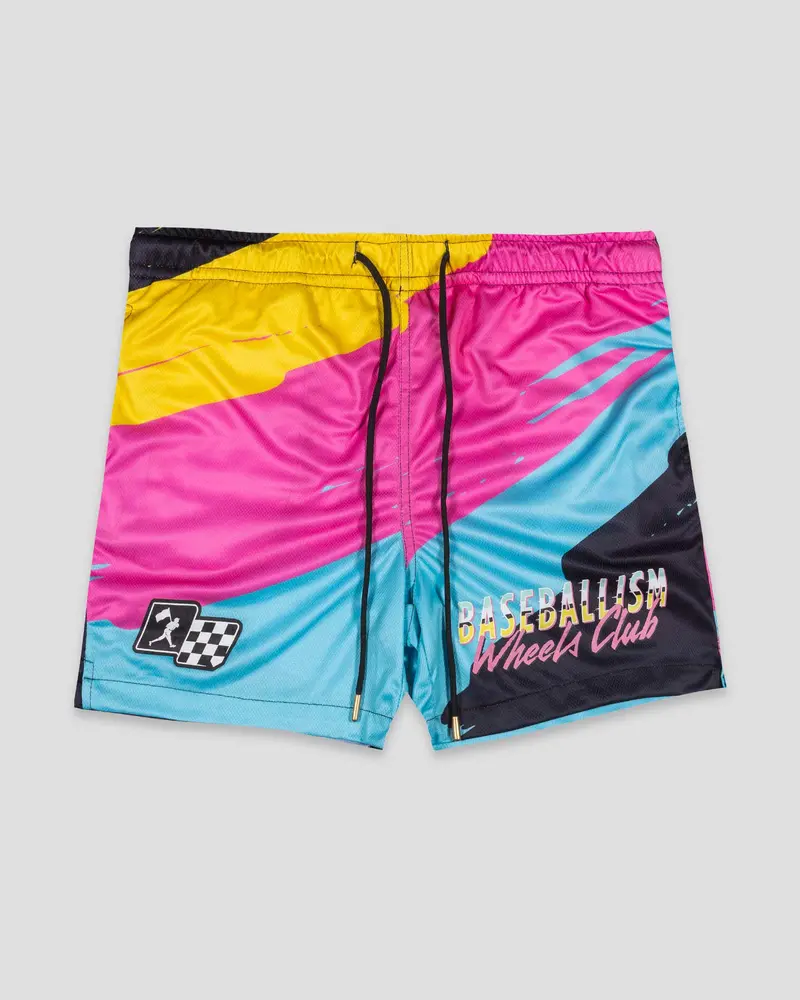 Speed Kills Adult Diamond Air Mesh Shorts