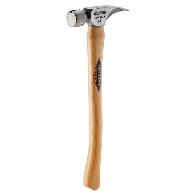 Stiletto 14 oz Smooth-Face Curved Hickory Hammer