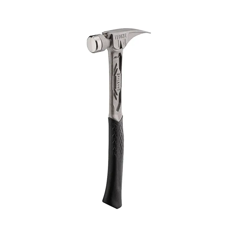Stiletto 14 oz TIBONE™ Smooth-Face Curved Titanium Hammer