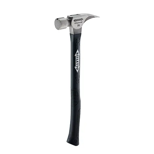 Stiletto 16 oz Milled Face Titanium Hammer with Fiberglass Handle