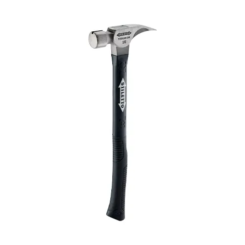 Stiletto 16 oz Smooth Face Titanium Hammer with Fiberglass Shaft