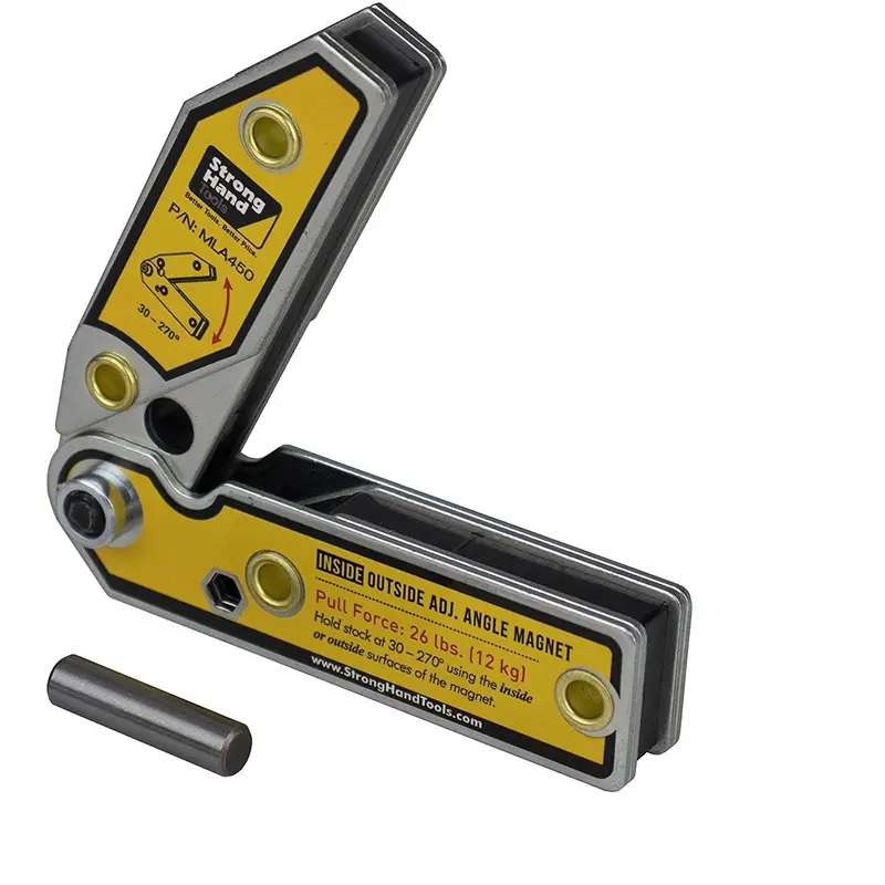 Strong Hand MLA450 Adjustable 4.7-Inch Inside/Outside Angle Magnet