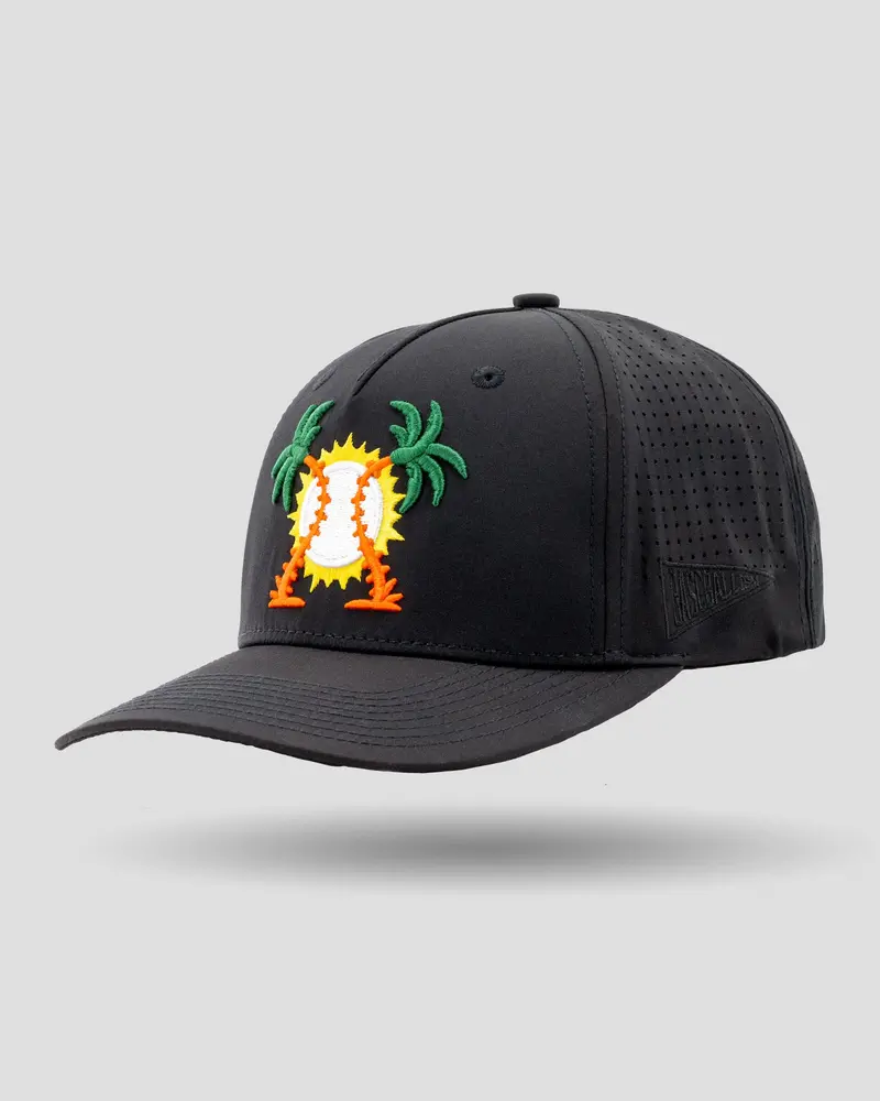Sunny Days Palm Tree Five-Panel Cap