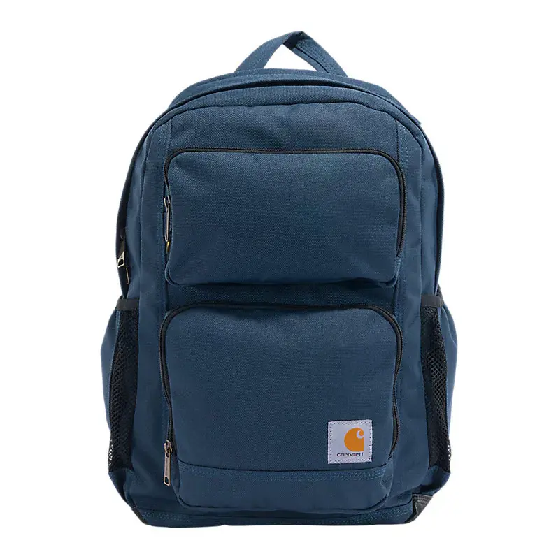 Supreme 28L Dual-Compartment Backpack – Navy Blue