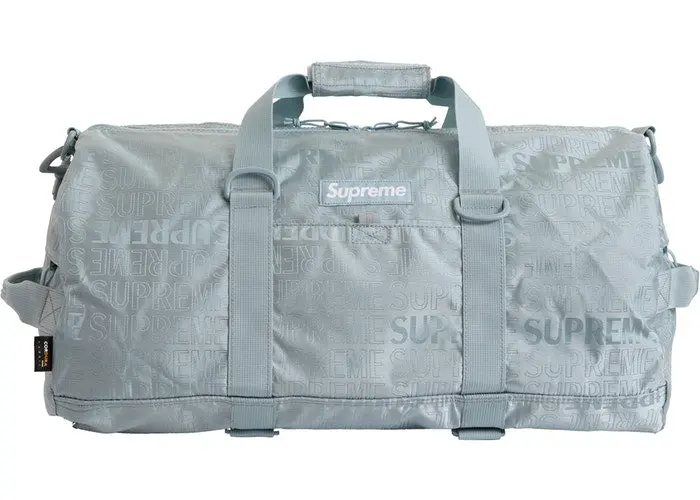 Supreme 46th Street Duffle Bag – Light Blue Casual Style