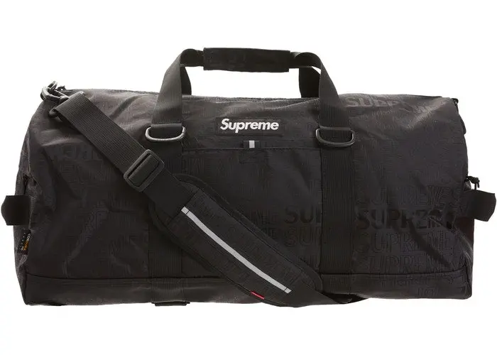 Supreme 46th Street Duffle Bag – Matte Black Version
