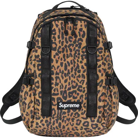 Supreme 49th Anniversary Backpack – Leopard Print