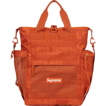 Supreme 51st Anniversary Bright Orange Tote Bag