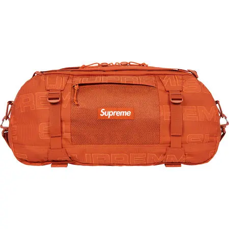 Supreme 51st Anniversary Orange Duffle Bag